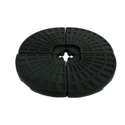PIE PARASOL PLAST. RELLENABLE 52L. NEGRO PIEDPA030