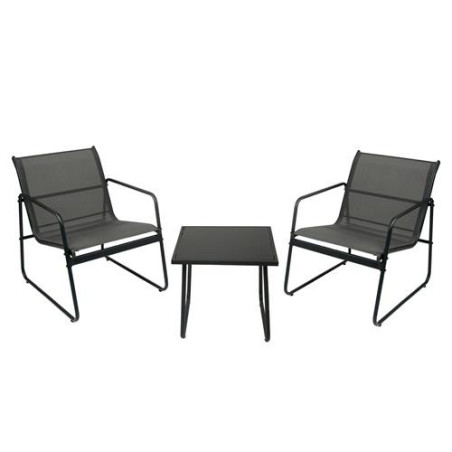 SET BALCON JERSEY ACERO Y TEXALINE ANTRACITA