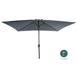 PARASOL ALUMINIO 2X3M. ANTRACITA  PAREDE069