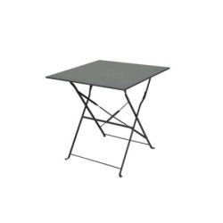 MESA BALCON PLEGAB.ACERO 60X60CM.CORDELIA GRIS