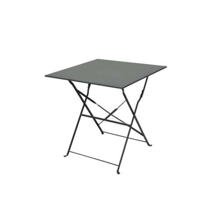 MESA BALCON PLEGAB.ACERO 60X60CM.CORDELIA GRIS