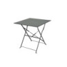 MESA BALCON PLEGAB.ACERO 60X60CM.CORDELIA GRIS