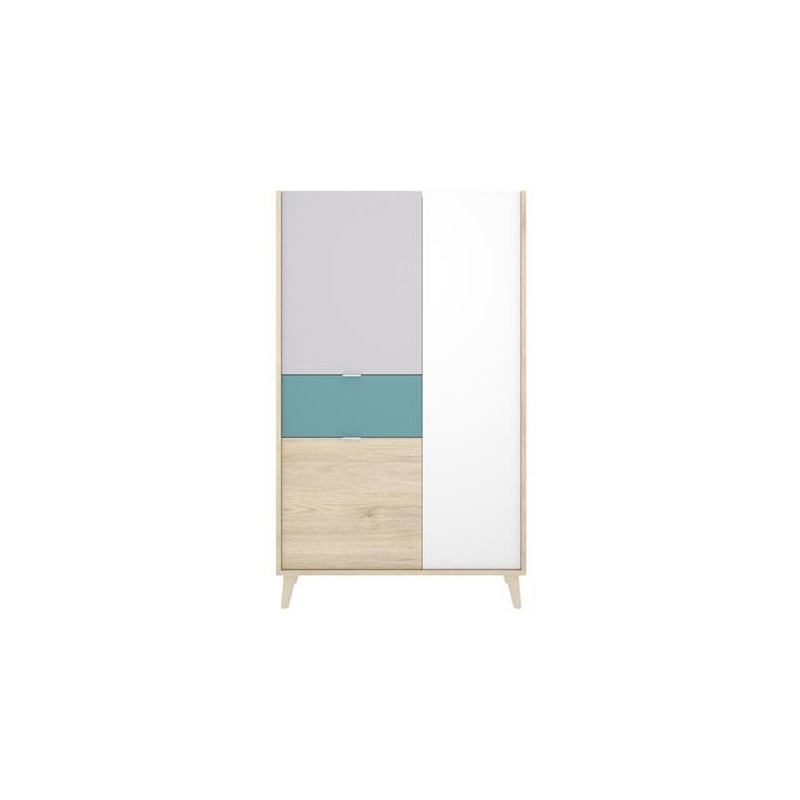 NOVA - MODULO VERTICAL DE 2 PUERTAS Y 1 CAJON - BL NOVA - MODULO VERTICAL DE 2 PUERTAS Y 1 CAJON - BL