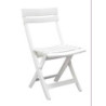 SILLA MIAMI PLEGABLE BLANCO 80X42X50CM. 49036096