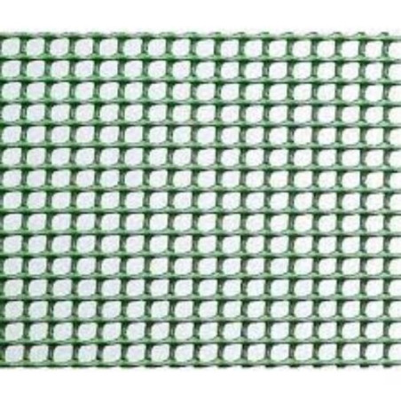 ROLLO MALLA CUADRADA CUADRANET 5X5MM 1X25M VERDE