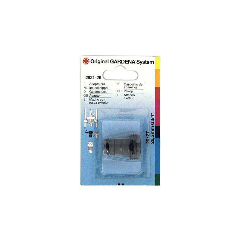 MACHO ROSCA EXTERIOR 3/4" (BL.) 2921 MACHO ROSCA EXTERIOR 3/4" (BL.) 2921