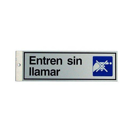 SILUETA ALUMINIO ENTREN SIN LLAMAR 011