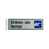 SILUETA ALUMINIO ENTREN SIN LLAMAR 011