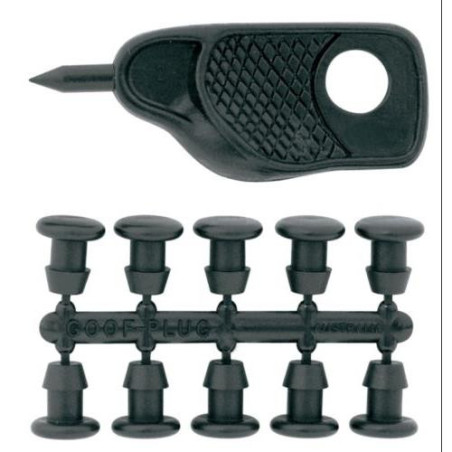 PUNZON + 10 TAPONES 4 MM (BOLSA ZIP 1+10)