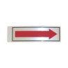 SILUETA ALUMINIO FLECHA ROJA 014