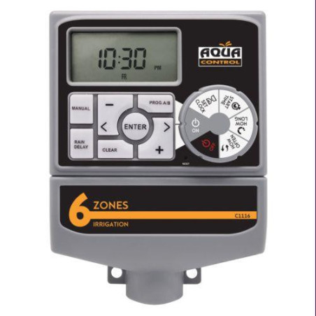 PROGRAMADOR ELECTRONICO 6 ESTACIONES AQUA CONTROL