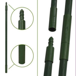 TUTOR DE ACERO PLASTIFICADO 16M PROLONGABLES 60CM.