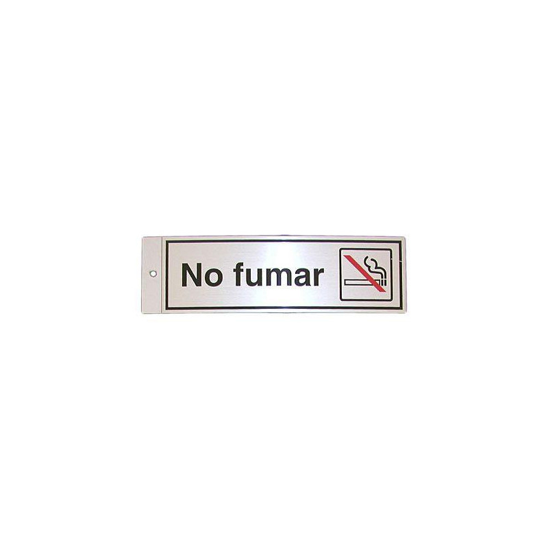 SILUETA ALUMINIO NO FUMAR 022
