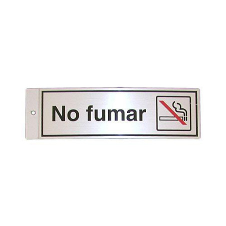 SILUETA ALUMINIO NO FUMAR 022