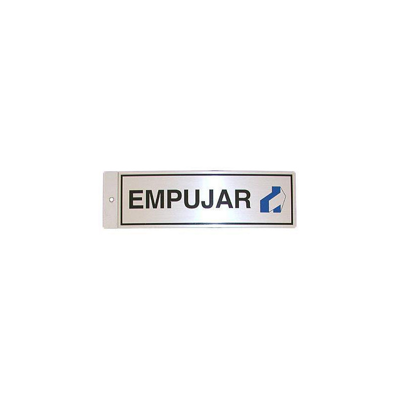 SILUETA ALUMINIO HORIZONTAL EMPUJAR 025