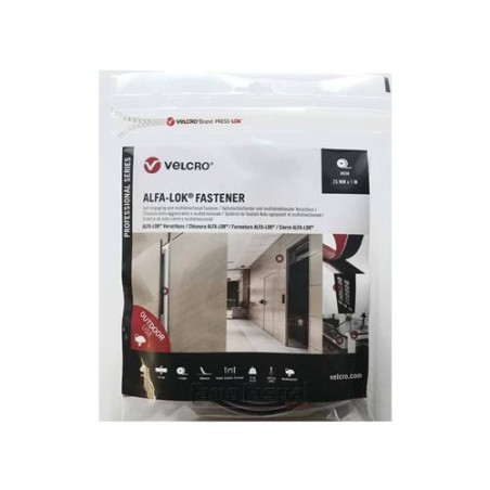 CINTA ALFA-LOK GANCHO 25MM 1 METRO 0461071