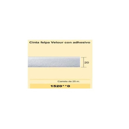 CINTA FELPA CON ADHESIVO VELOUR (M.) 1520060