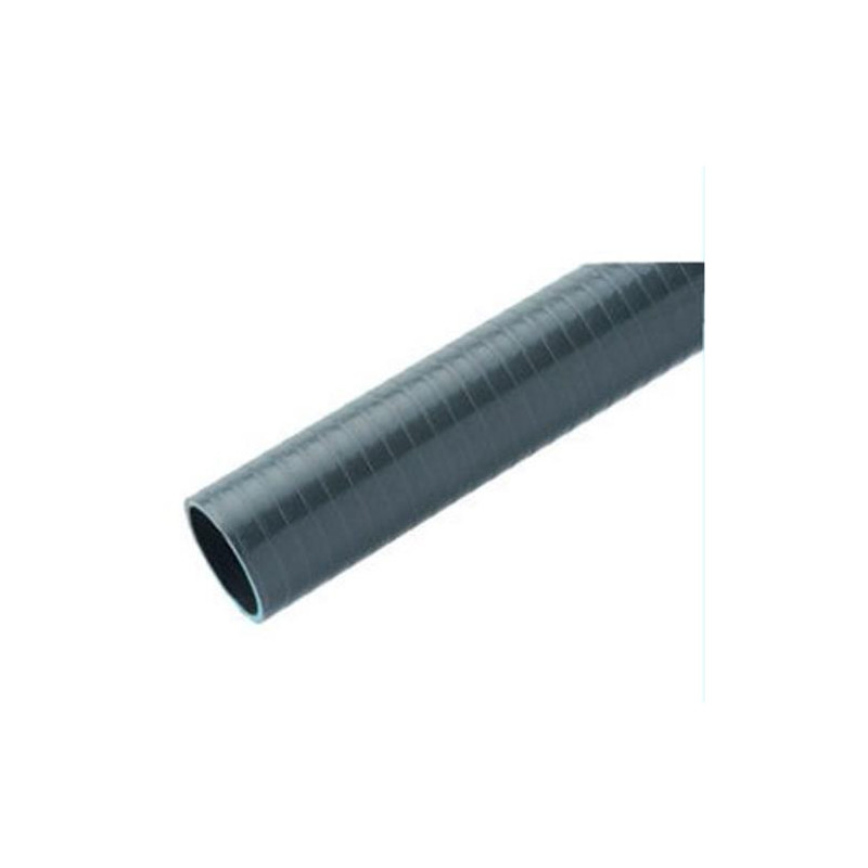 TUBO PVC FLEXIBLE 50MM. 1,5M. EVACUACION GRIS 3437