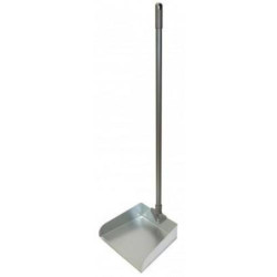 RECOGEDOR METALICO GALVANIZADO CON MANGO 6102