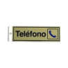 PICTOGRAMA LATONADO 180X60 TELEFONO