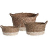SET 3 CAPAZOS ESPARTO BICOLOR KR2000860