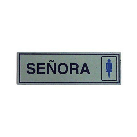 PICTOGRAMA LATONADO 180X60 SEÑORITA