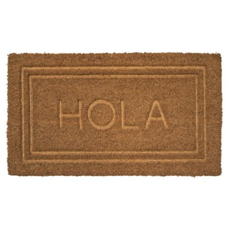 FELPUDO COCO PRENSADO HOLA BORD NATURAL 40X70