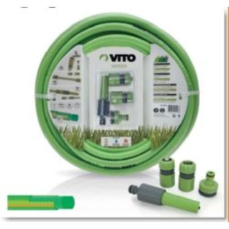 KIT MANGUERA RIEGO COMPLETO 5/8 20M VIK6020