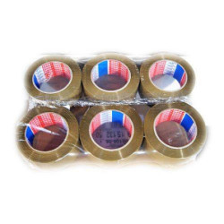 PRECINTO TESAPACK ROLLO 132X50 (MARRON ) 4089