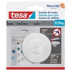 GANCHO ADHESIVO TECHO PARED PINTADA 0,5KG. 77781