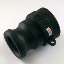 CONECTOR CAMLOCK POLIPROPILENO 1 1/2" T-A