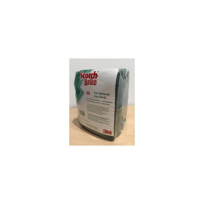ESTROPAJO FREGAR SCOTCH BRITE FIBRA VERDE (15 UND)