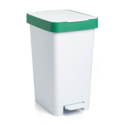 CUBO PEDAL 25 LITROS SMART VERDE RECICLAJE