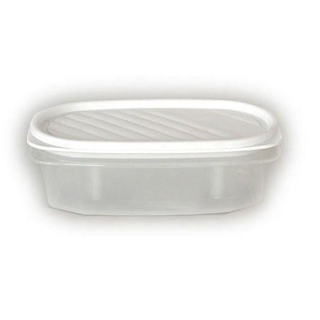 CONTENEDOR ALIMENTOS 0.5 L. BLANCO OVAL 1163001