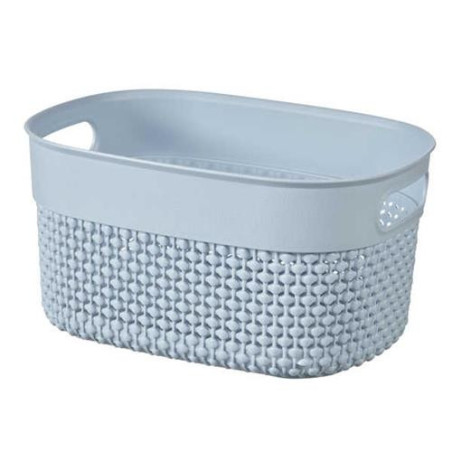 CESTA ROPA FILO RECTANGULAR XS 4L AZUL