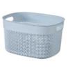 CESTA ROPA FILO RECTANGULAR S 6L AZUL