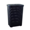 CESTO NATURAL C/TAPA STYLE 60 L. CHOCOLATE 189206