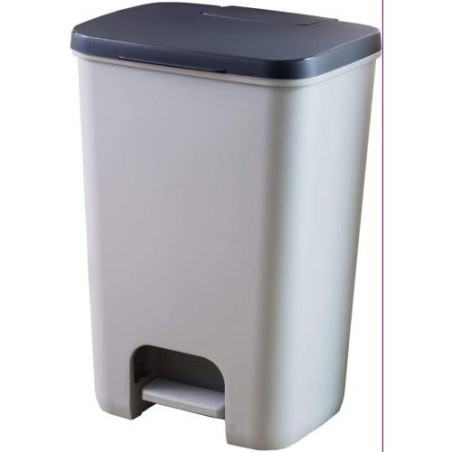 CUBO PEDAL BIN CIERRE PEDAL 40L. GRIS 248975