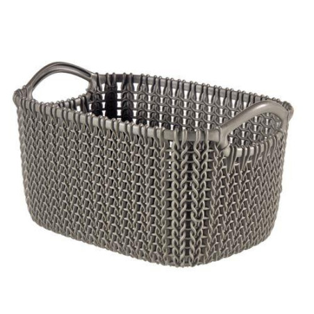 CESTO RECTANGULAR 8 L. MARRON 230011