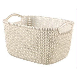 CESTO RECTANGULAR 8 L. BLANCO OASIS 230012