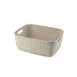 CESTA SOFTEX M 12,5L BLANCO TIZA 258717