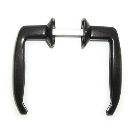 MANETA REGULABLE PAVONADO NEGRO CON TORNILLO 36
