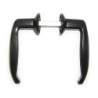 MANETA REGULABLE PAVONADO NEGRO CON TORNILLO 36