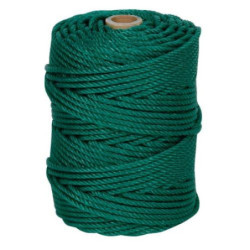 CUERDA CABLEADA PE. 4 CABOS 5 MM. VERDE 100 M.
