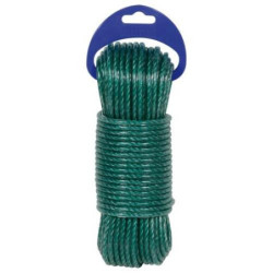 CABLE ACERO PLASTIFICADO VERDE 15 M.