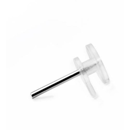 COLGADOR PARED TRANSPARENTE 10 UDS.
