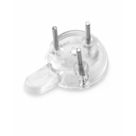 COLGADOR PARED. TRANSPARENTE. 6 UDS.