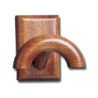 COLGADOR ADHESIVO MADERA SAPELLY 1471-0