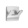 COLGADOR ADHESIVO RAMA DOBLE CROMO MATE 2192-7
