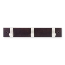 COLGADOR HAYA 3 GANCHOS ACERO/WENGUE  3703-0